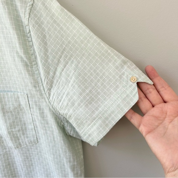 Ben Sherman men’s short sleeved button down mint green - Picture 2 of 10